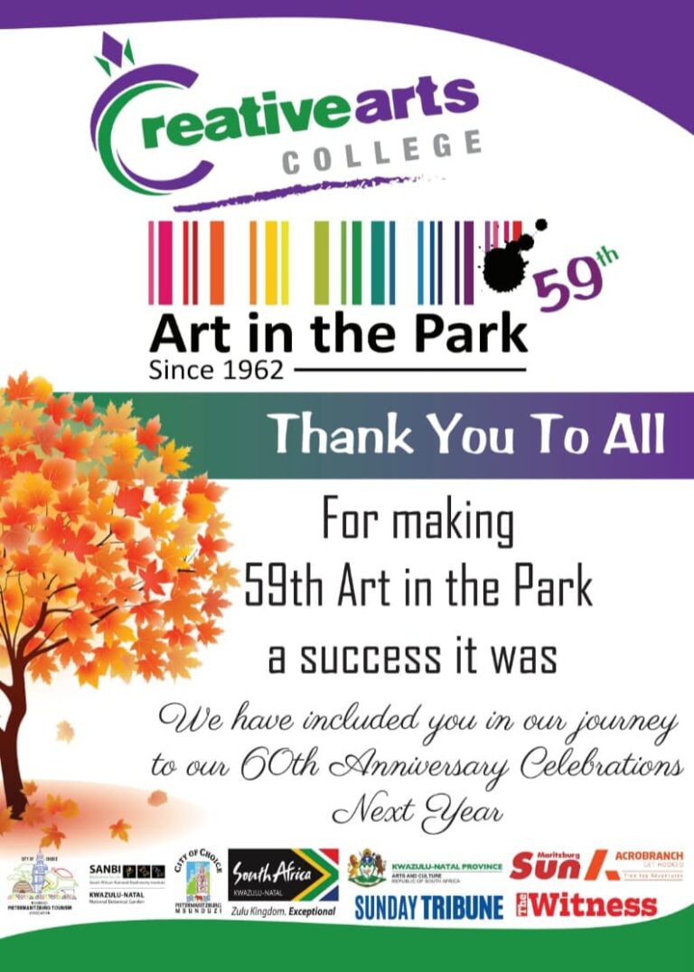 59th Art in the Park Pietermaritzburg Tourism Association